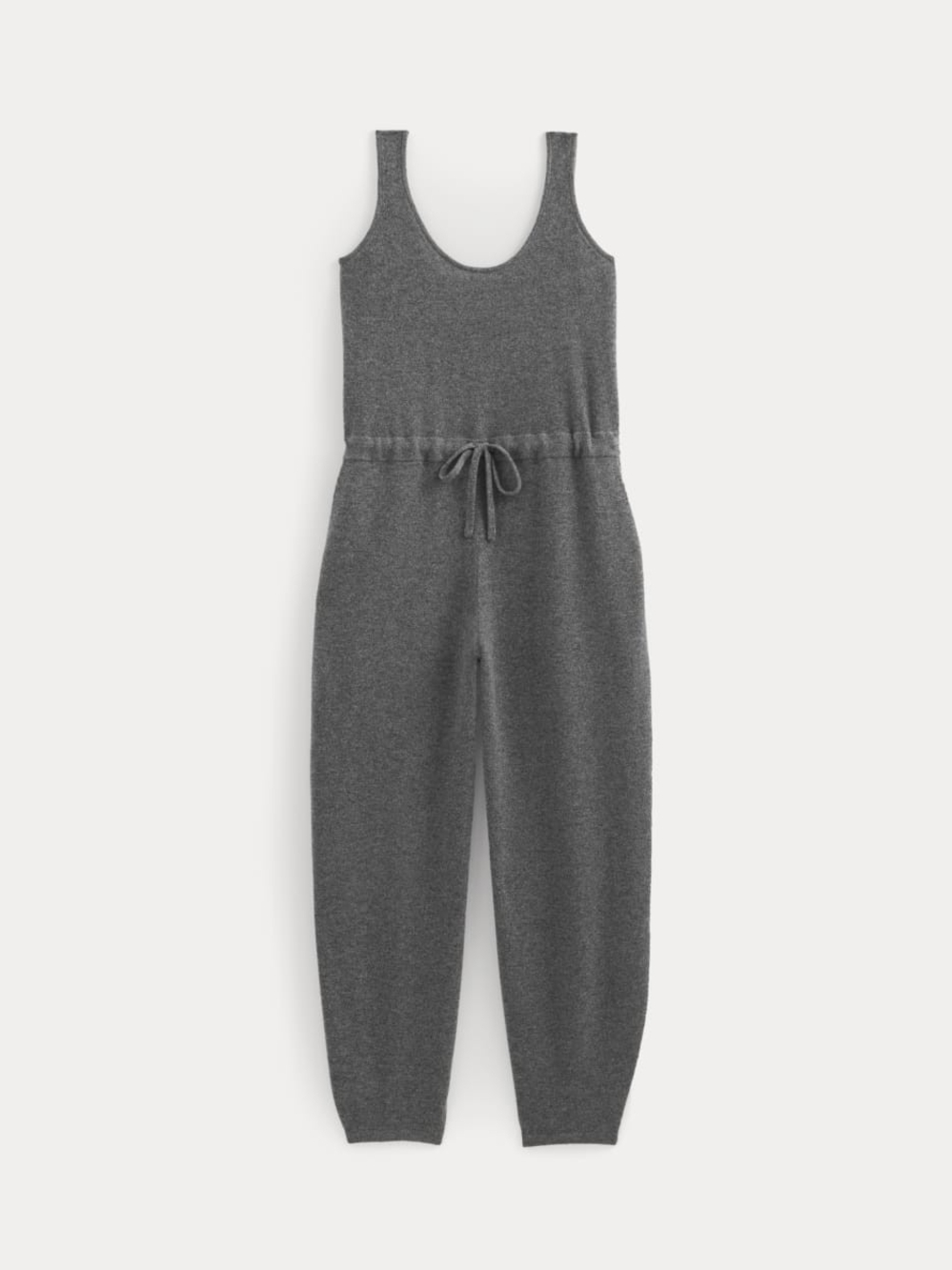 Everlane Heather Charcoal Cashmere Lounge Jumpsuit S